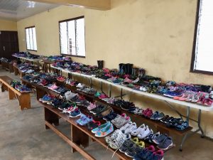 Shoes from shoe drives in Ontario